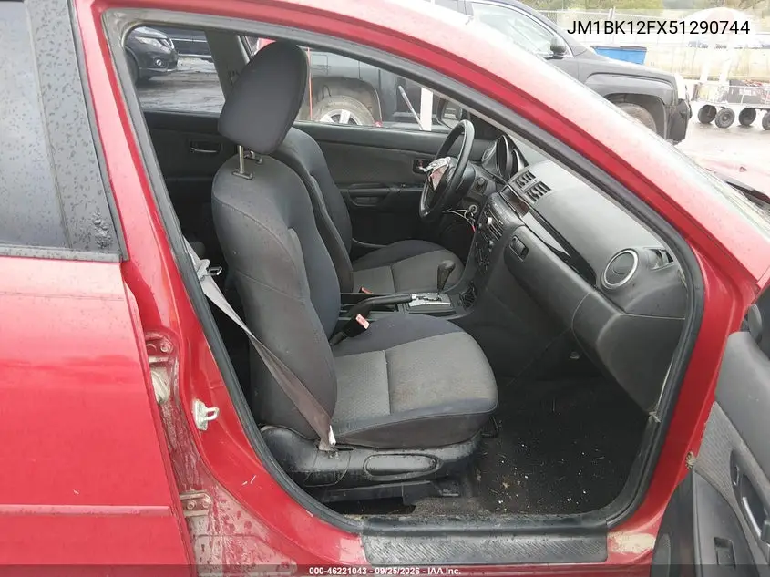 2005 MAZDA 3 VIN JM1BK12FX51290744 — фото 5
