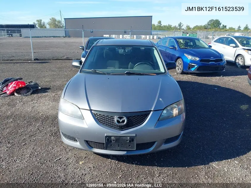 2006 MAZDA 3 VIN JM1BK12F161523539 — фото 13