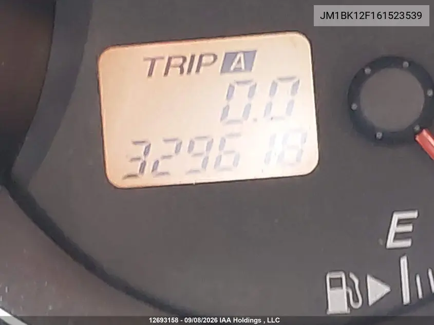 2006 MAZDA 3 VIN JM1BK12F161523539 — фото 16