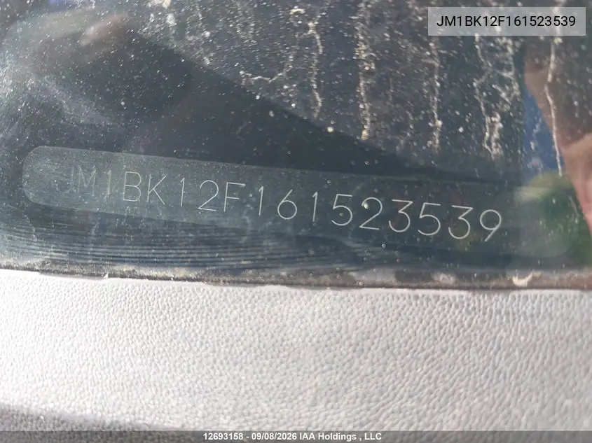 2006 MAZDA 3 VIN JM1BK12F161523539 — фото 19