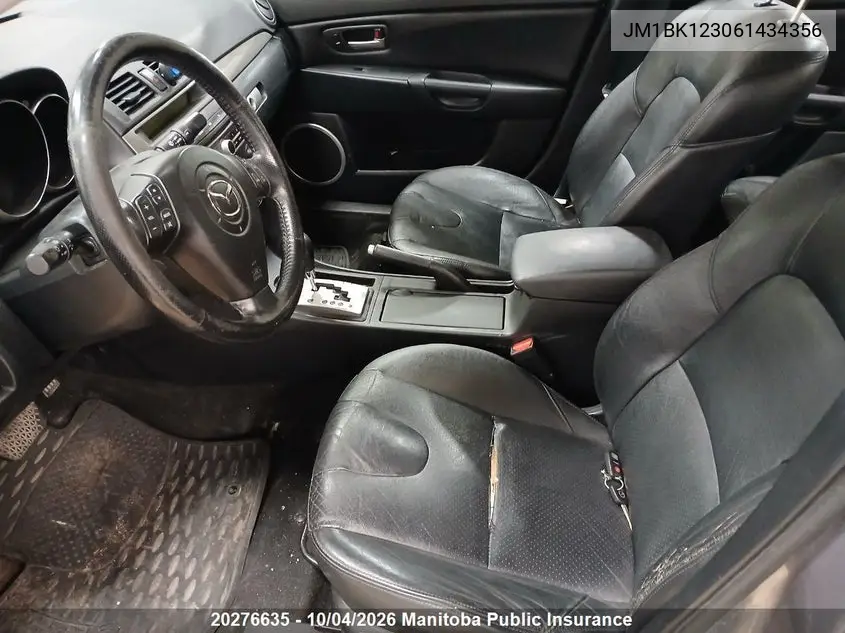 2006 MAZDA 3 VIN JM1BK123061434356 — фото 5