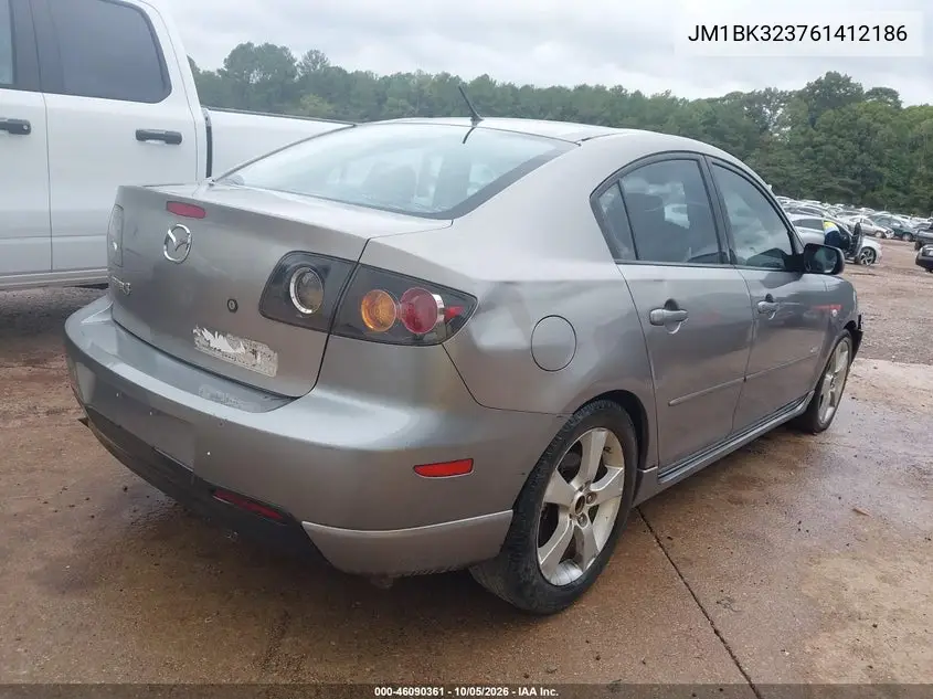 2006 MAZDA 3 VIN JM1BK323761412186 — фото 4