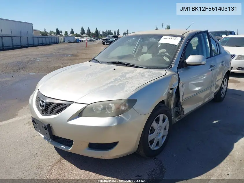 2006 MAZDA 3 VIN JM1BK12F561403131 — фото 2