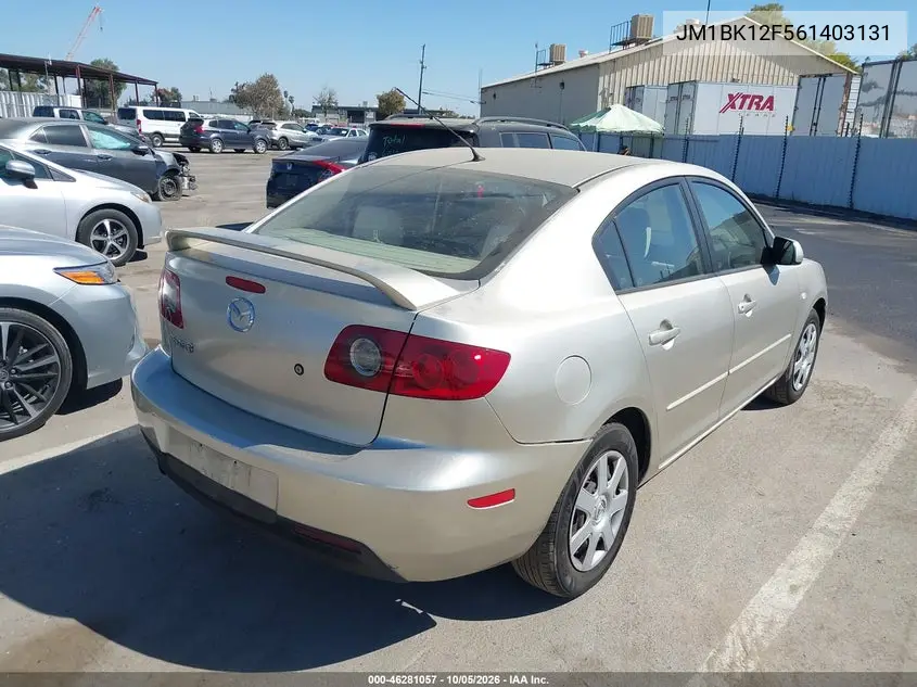 2006 MAZDA 3 VIN JM1BK12F561403131 — фото 4