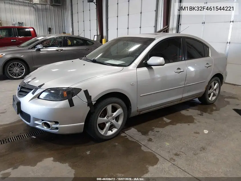 2006 MAZDA 3 VIN JM1BK32F461544221 — фото 2
