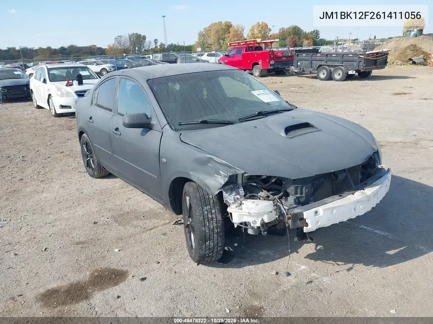 MAZDA 3 2006, VIN JM1BK12F261411056