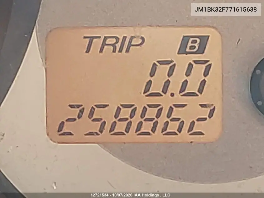 2007 MAZDA 3 VIN JM1BK32F771615638 — фото 15