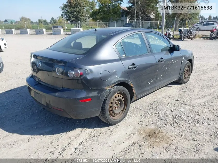 2007 MAZDA 3 VIN JM1BK32F771615638 — фото 4
