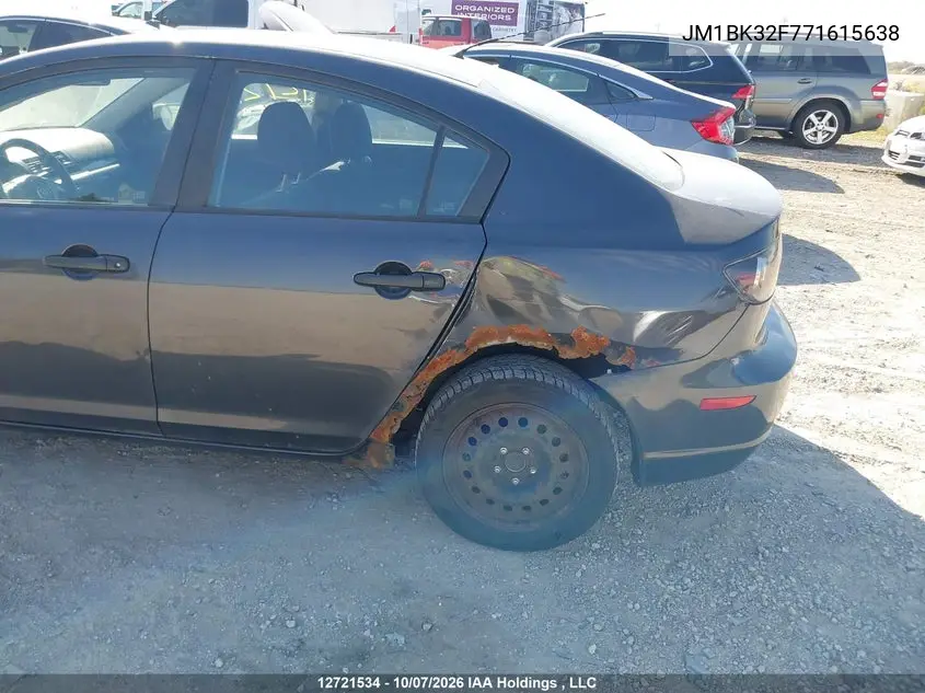2007 MAZDA 3 VIN JM1BK32F771615638 — фото 6
