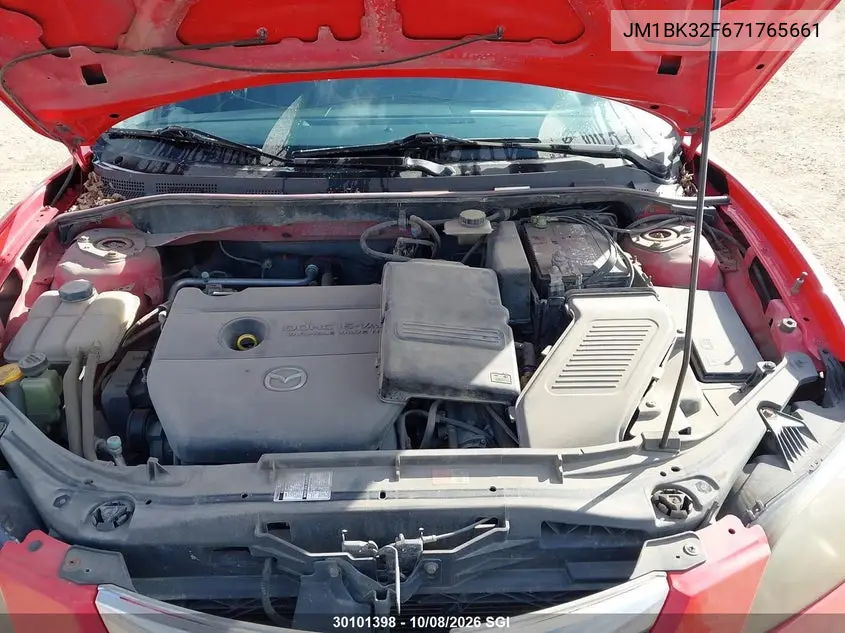 2007 MAZDA 3 VIN JM1BK32F671765661 — фото 10