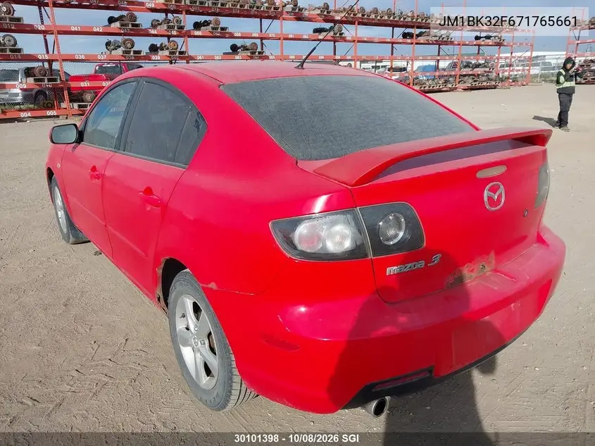 2007 MAZDA 3 VIN JM1BK32F671765661 — фото 3