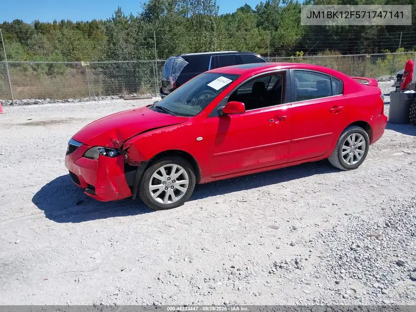2007 MAZDA 3 VIN JM1BK12F571747141 — фото 2