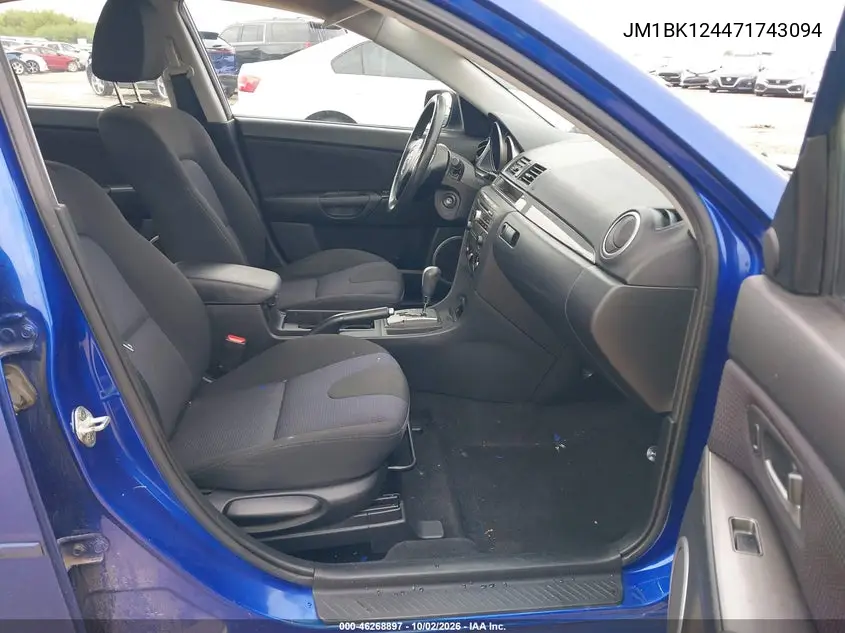 2007 MAZDA 3 VIN JM1BK124471743094 — фото 5