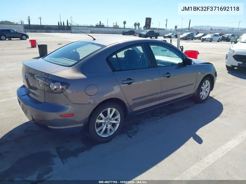 2007 MAZDA 3 VIN JM1BK32F371692118 — фото 4