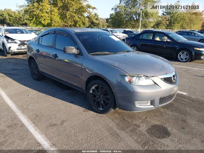 MAZDA 3 2007, VIN JM1BK12G971621003