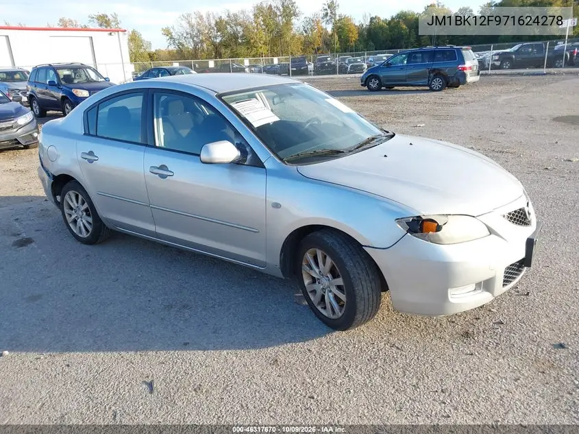 MAZDA 3 2007, VIN JM1BK12F971624278