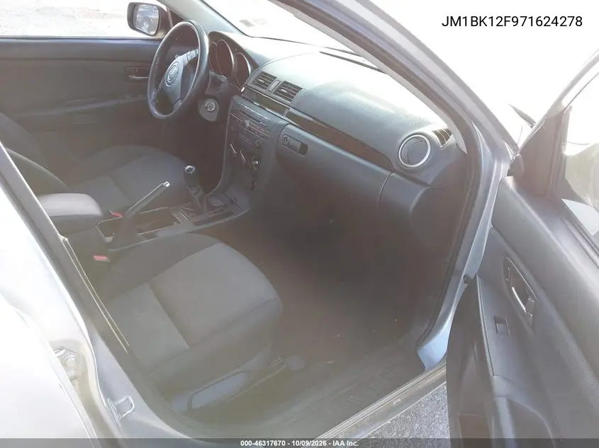 2007 MAZDA 3 VIN JM1BK12F971624278 — фото 5