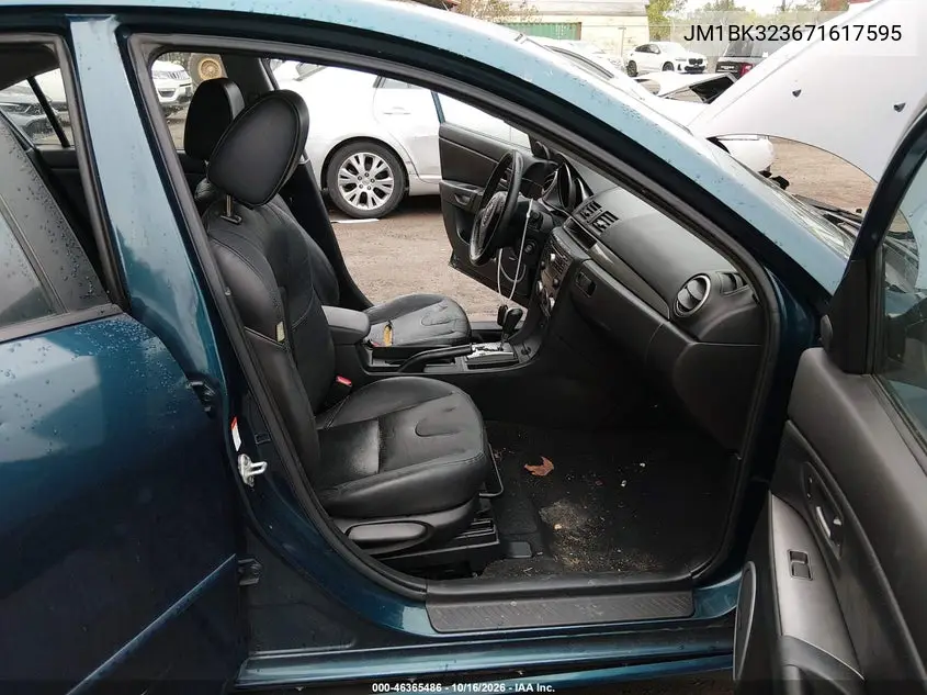 2007 MAZDA 3 VIN JM1BK323671617595 — фото 5