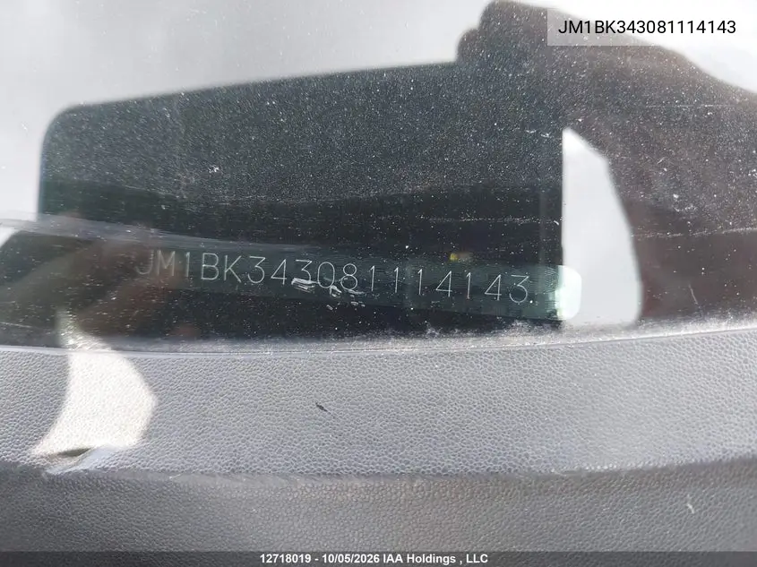2008 MAZDA 3 VIN JM1BK343081114143 — фото 18