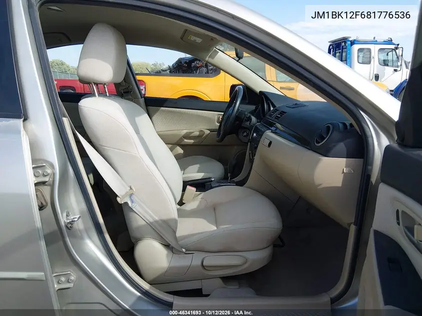 2008 MAZDA 3 VIN JM1BK12F681776536 — фото 5