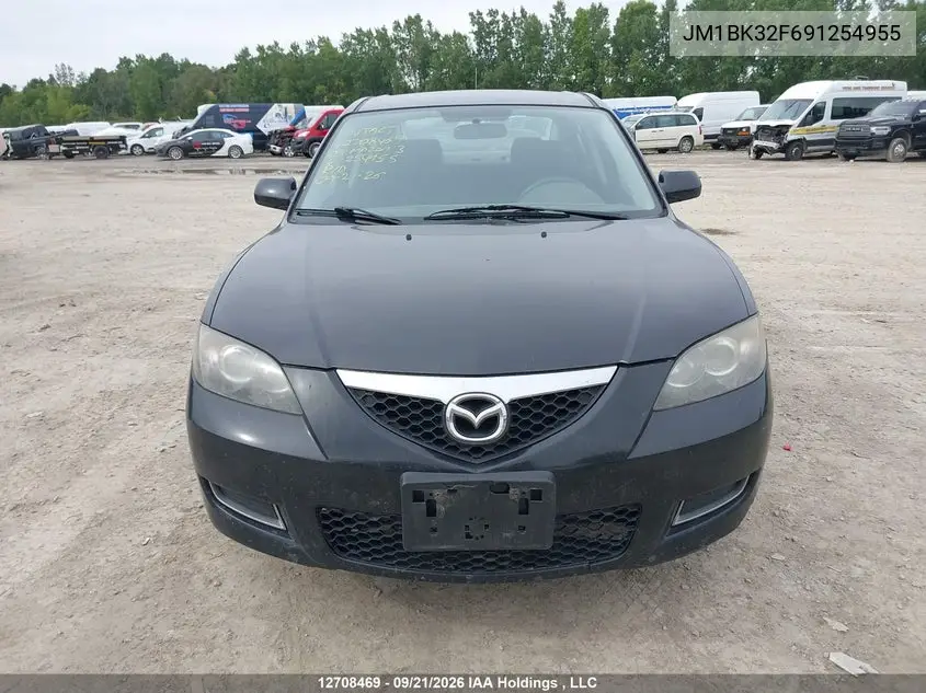 2009 MAZDA 3 VIN JM1BK32F691254955 — фото 12