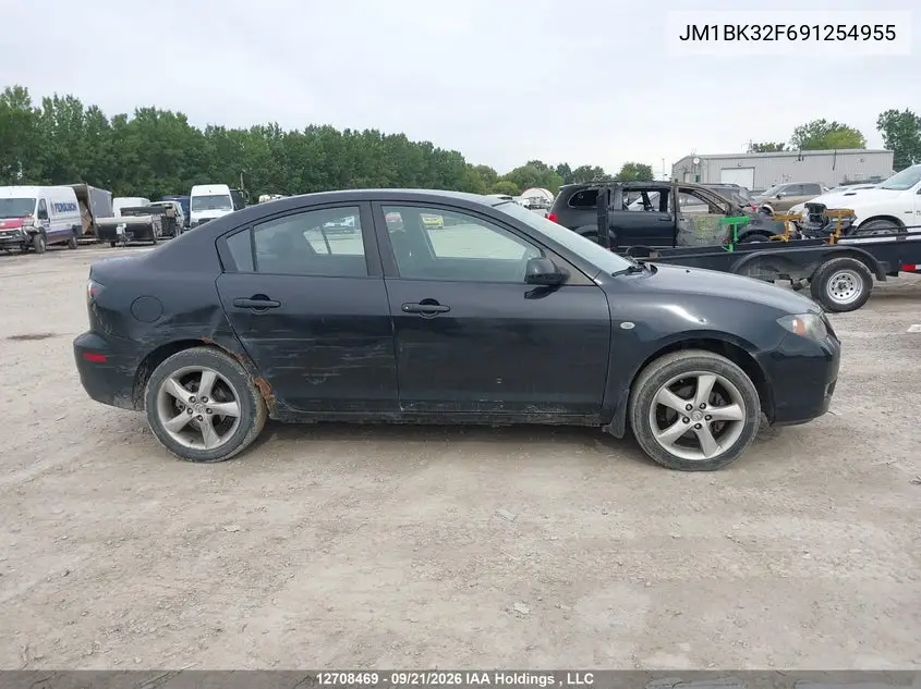 2009 MAZDA 3 VIN JM1BK32F691254955 — фото 13