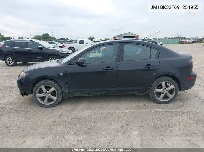 2009 MAZDA 3 VIN JM1BK32F691254955 — фото 14