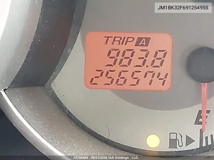 2009 MAZDA 3 VIN JM1BK32F691254955 — фото 15