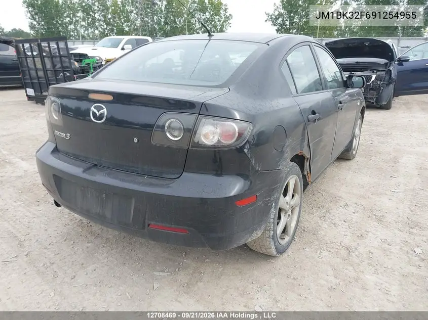 2009 MAZDA 3 VIN JM1BK32F691254955 — фото 4