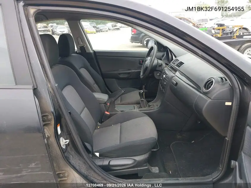 2009 MAZDA 3 VIN JM1BK32F691254955 — фото 5