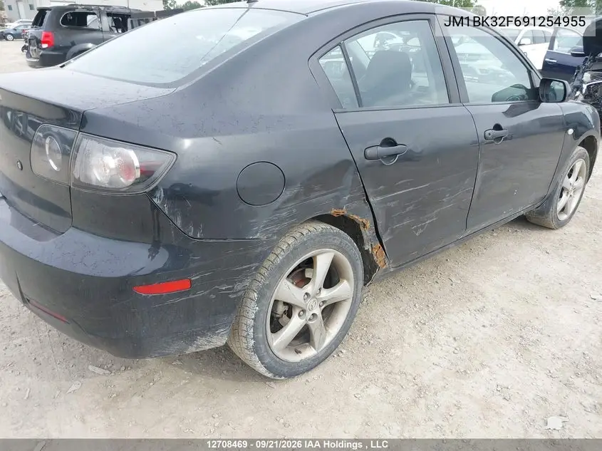 2009 MAZDA 3 VIN JM1BK32F691254955 — фото 6