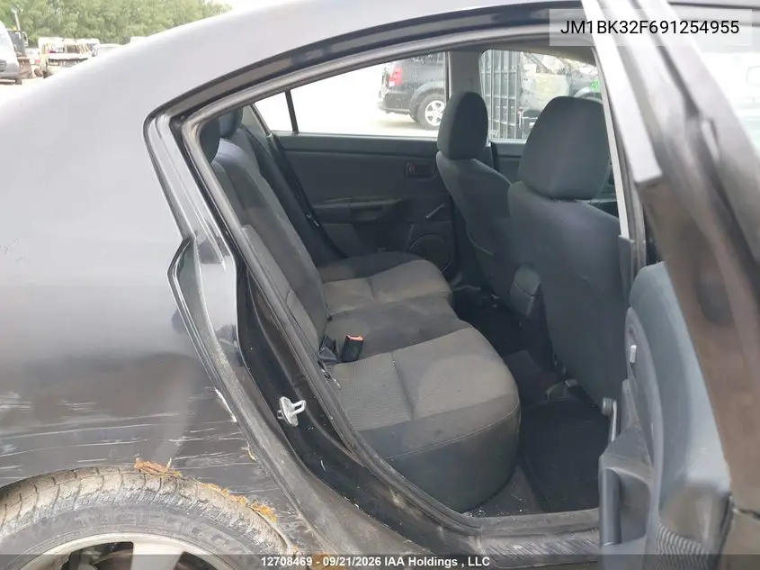 2009 MAZDA 3 VIN JM1BK32F691254955 — фото 8