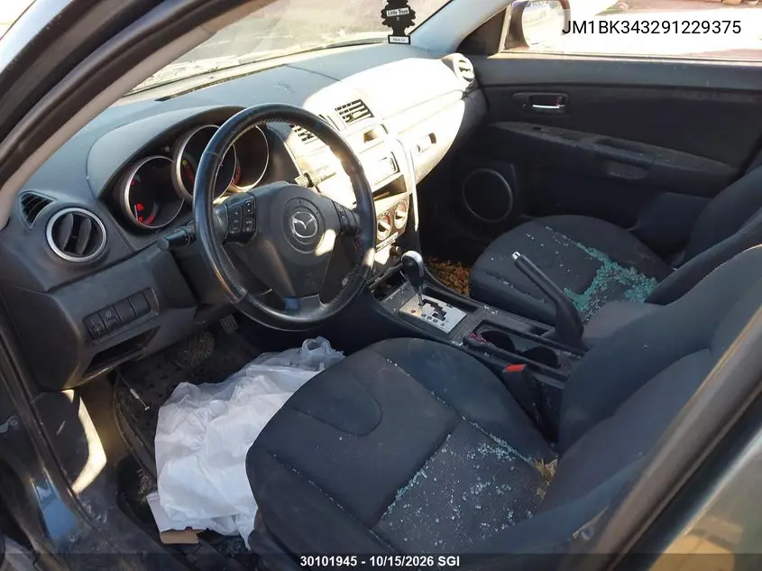 2009 MAZDA 3 VIN JM1BK343291229375 — фото 5