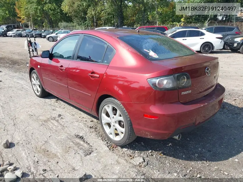 2009 MAZDA 3 VIN JM1BK32F991240497 — фото 3