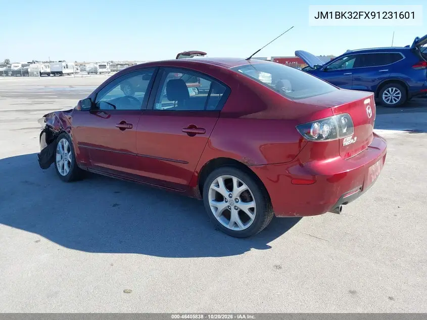 2009 MAZDA 3 VIN JM1BK32FX91231601 — фото 3