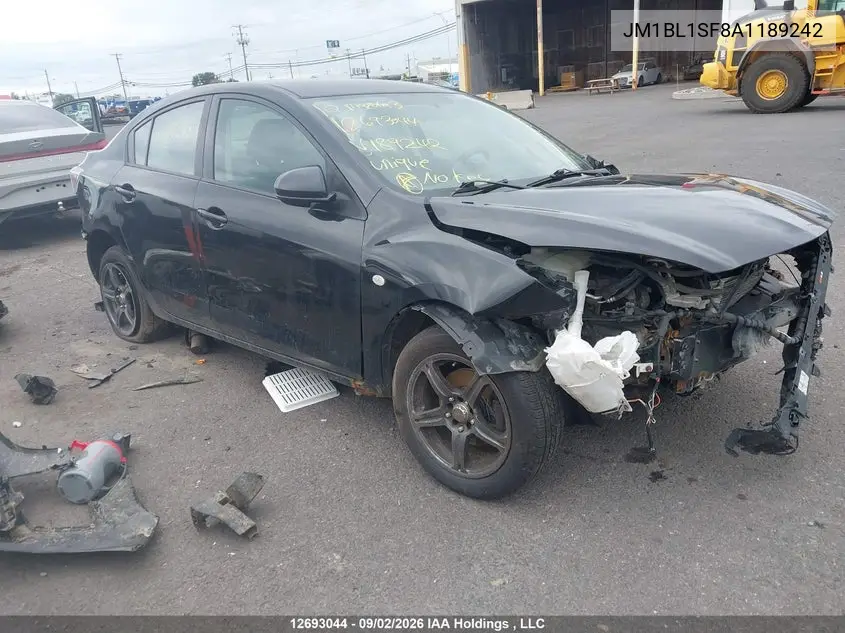 MAZDA 3 2010, VIN JM1BL1SF8A1189242