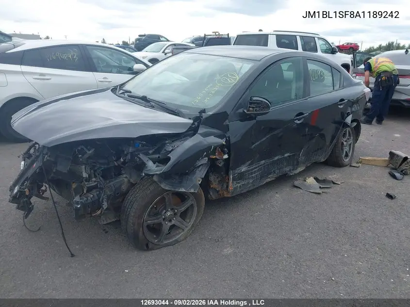 2010 MAZDA 3 VIN JM1BL1SF8A1189242 — фото 2