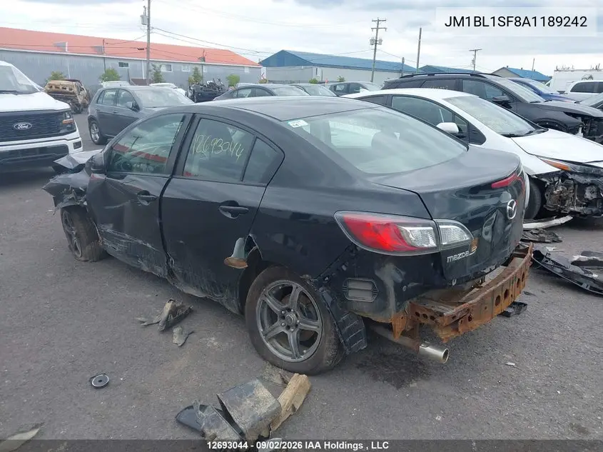 2010 MAZDA 3 VIN JM1BL1SF8A1189242 — фото 3