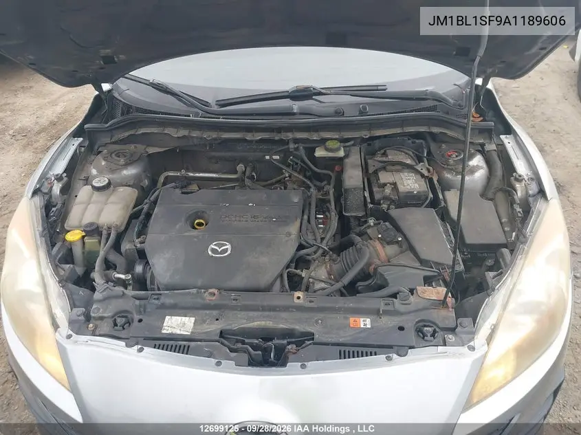 2010 MAZDA 3 VIN JM1BL1SF9A1189606 — фото 10
