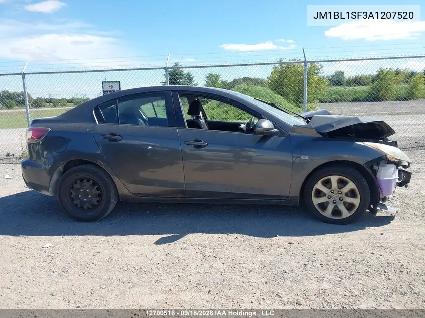 2010 MAZDA 3 VIN JM1BL1SF3A1207520 — фото 12
