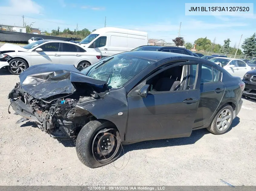 2010 MAZDA 3 VIN JM1BL1SF3A1207520 — фото 13
