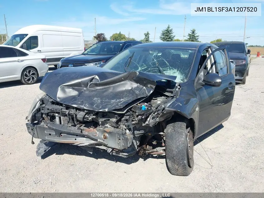 2010 MAZDA 3 VIN JM1BL1SF3A1207520 — фото 2