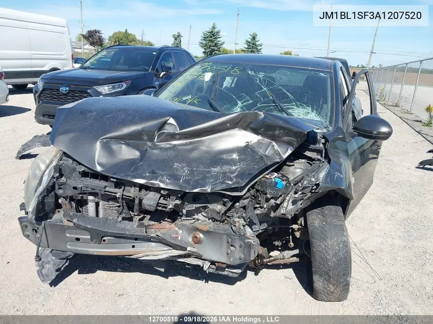 2010 MAZDA 3 VIN JM1BL1SF3A1207520 — фото 6