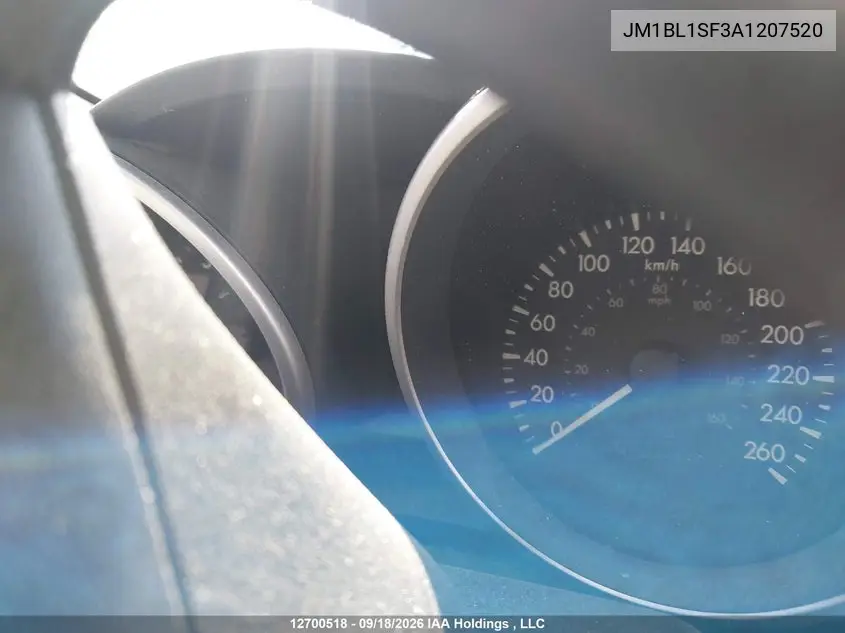 2010 MAZDA 3 VIN JM1BL1SF3A1207520 — фото 7