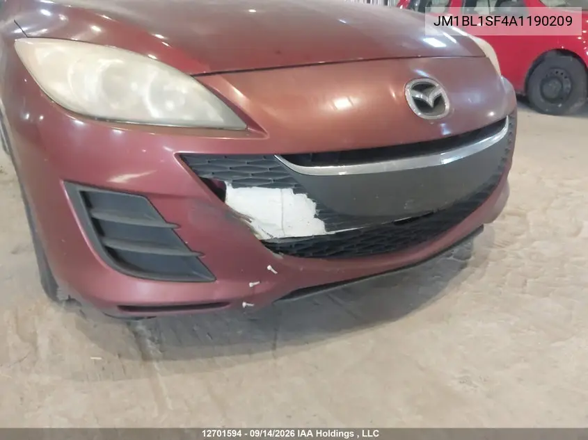 2010 MAZDA 3 VIN JM1BL1SF4A1190209 — фото 12