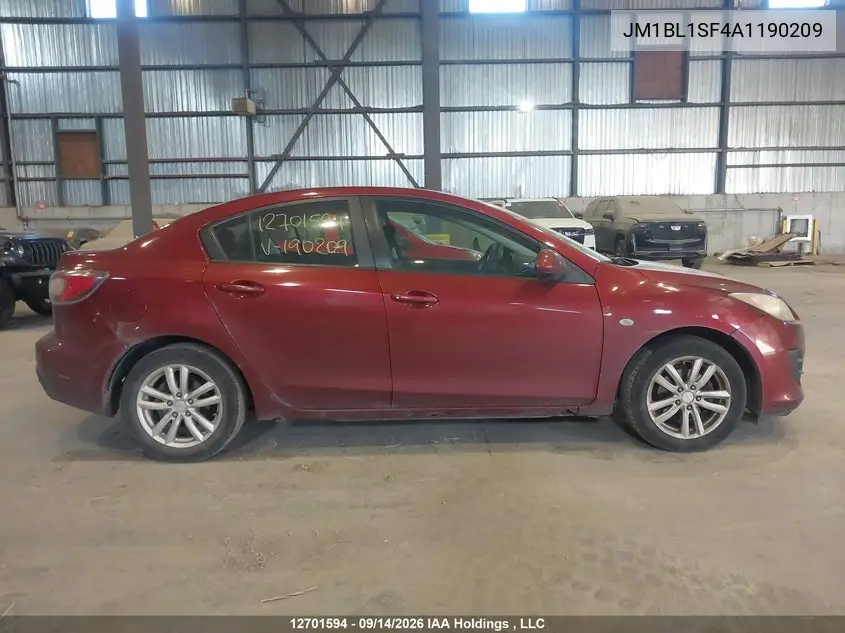 2010 MAZDA 3 VIN JM1BL1SF4A1190209 — фото 14