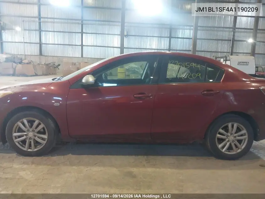 2010 MAZDA 3 VIN JM1BL1SF4A1190209 — фото 15