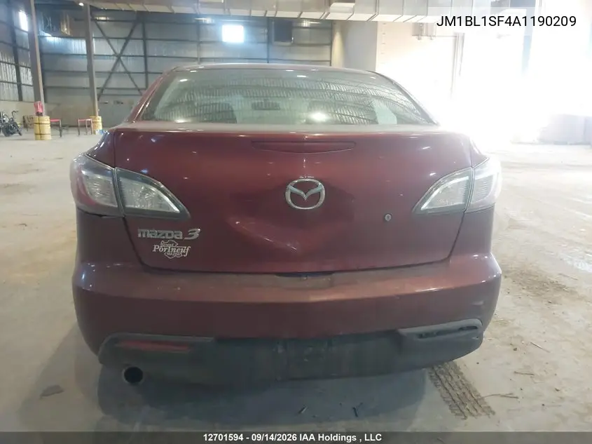 2010 MAZDA 3 VIN JM1BL1SF4A1190209 — фото 17