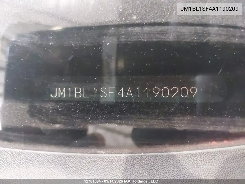2010 MAZDA 3 VIN JM1BL1SF4A1190209 — фото 20