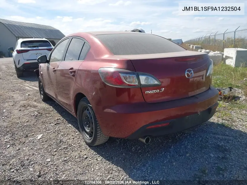 2010 MAZDA 3 VIN JM1BL1SF9A1232504 — фото 3